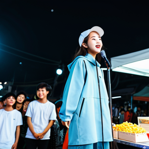 한국제외 동남아 음악 스트리밍 순위 - K-Pop Influence**

"A young Malaysian musician, female, fully clothed in modest, trendy streetwear i...
